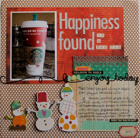 Happiness Found in a Red Cup