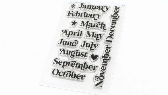 Stamp Set : 4x6 On This Day Months by Goldenwood Co gallery