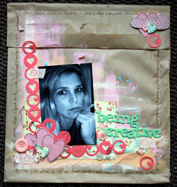 being creative ~~ scraplift challenge / inspired by the awesome Ania-Maria by Haggith gallery