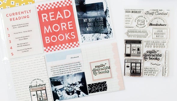 Stamp Set : 4×6 Bookstore by Goldenwood Co gallery
