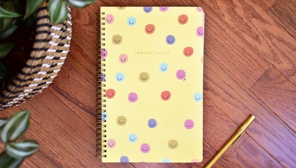 Notebook - Smiley by Callie Danielle gallery