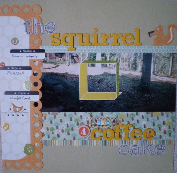 The squirrel who came 4 coffee cake by Starr gallery