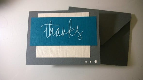 Layered Thank You Card by BethMB gallery