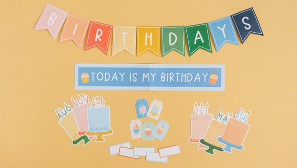 Class Birthdays Bulletin Board Kit gallery