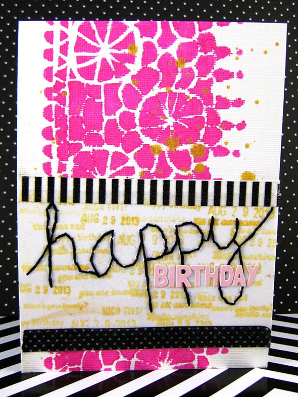 Pink Birthday Card by jamieleija gallery