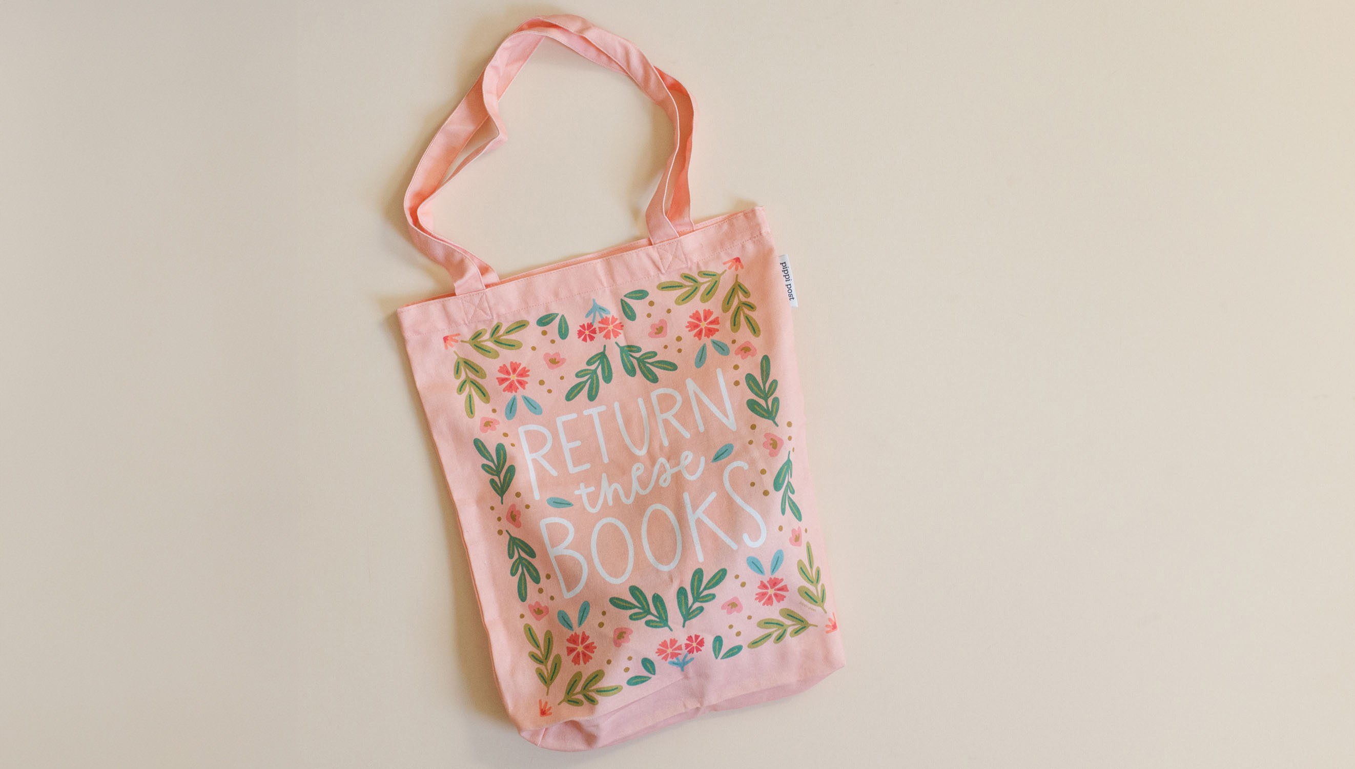 Return These Books Tote Bag - Pippi Post