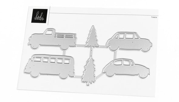 Merry Little Christmas Cars & Trees Die Set gallery