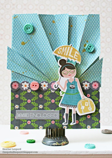 Smile card by heather leopard for october afternoon
