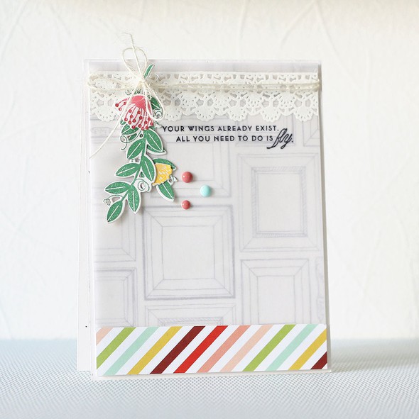 Lace whimsy card by Umichka gallery