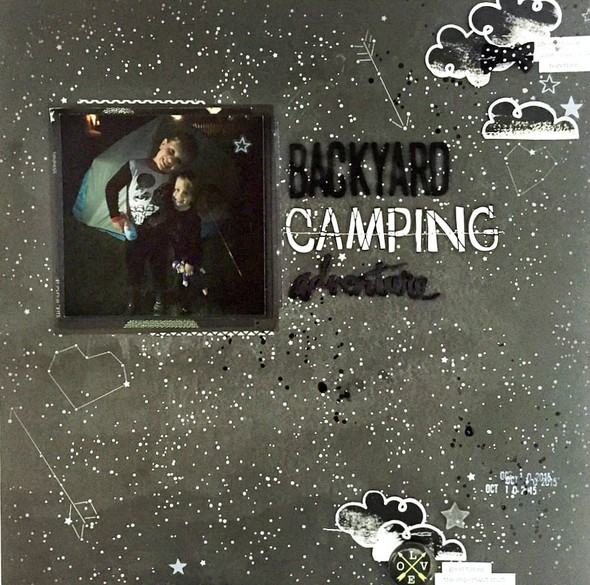 Backyard Camping Adventure Layout in Clean Mixed Media gallery
