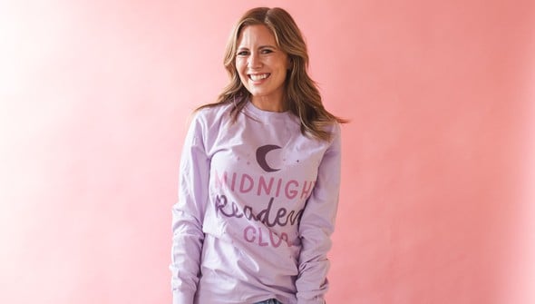 Midnight Readers Club - Pippi Long-Sleeve Tee - Lilac gallery