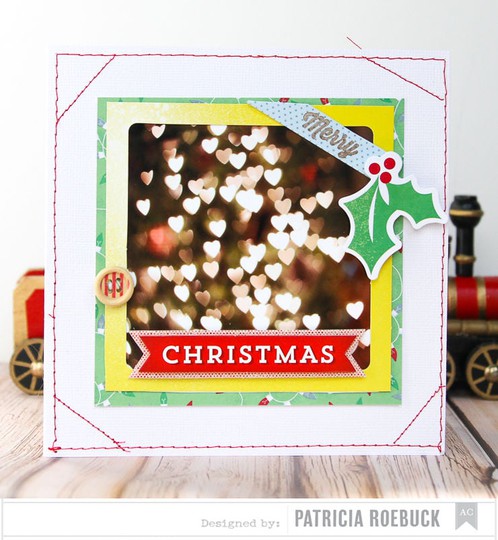 American Crafts Merry Christmas Photo Card