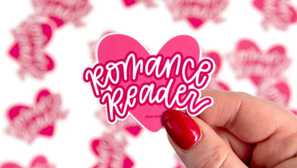 Romance Reader Decal Sticker gallery