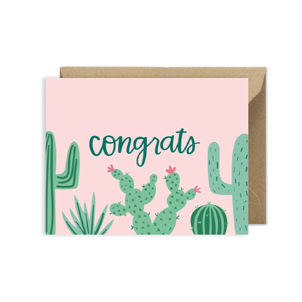 Congratulations Cactus Greeting Card item