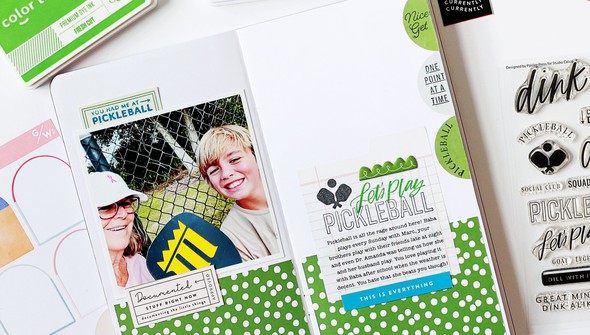 Stamp Set : 4×6 Pickleball by Paislee Press gallery