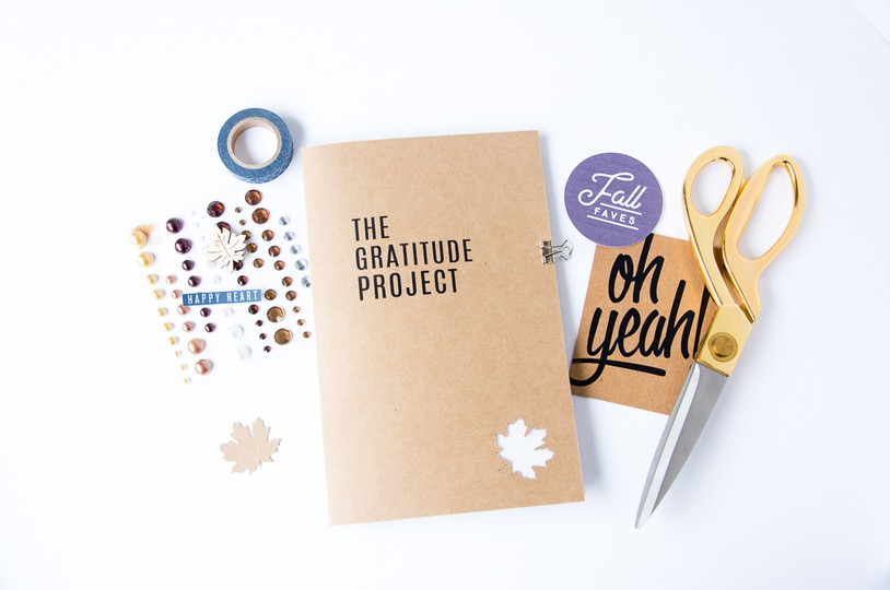 2016 Gratitude Project - DIY Notebook