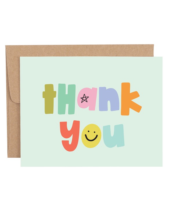 Happy Thank You Greeting Card - Callie Danielle Shop