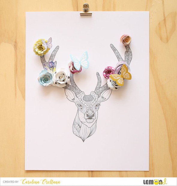 Deer with Flowers by cariilup gallery
