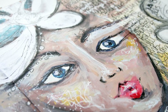 Art Journal Flower Face by soapHOUSEmama gallery