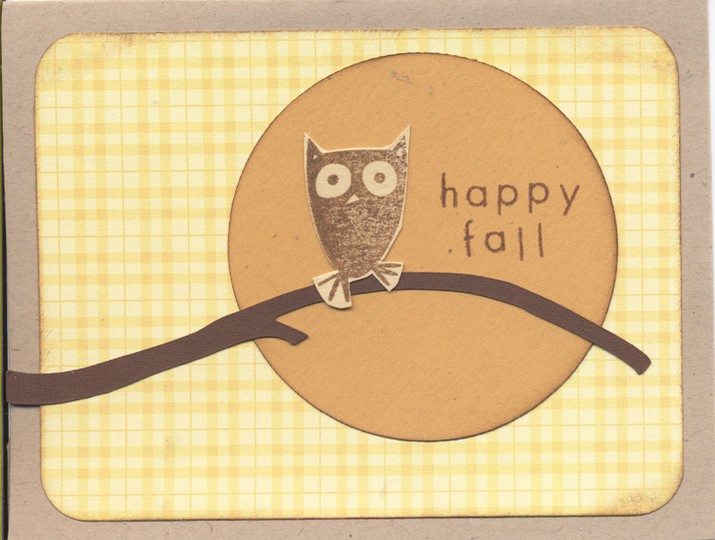 happy fall card