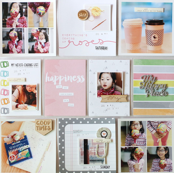 PROJECTLIFE - CAPTURED HAPPY MOMENTS(2) by EyoungLee gallery