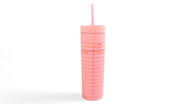 Pink Library Card  16oz Tumbler gallery