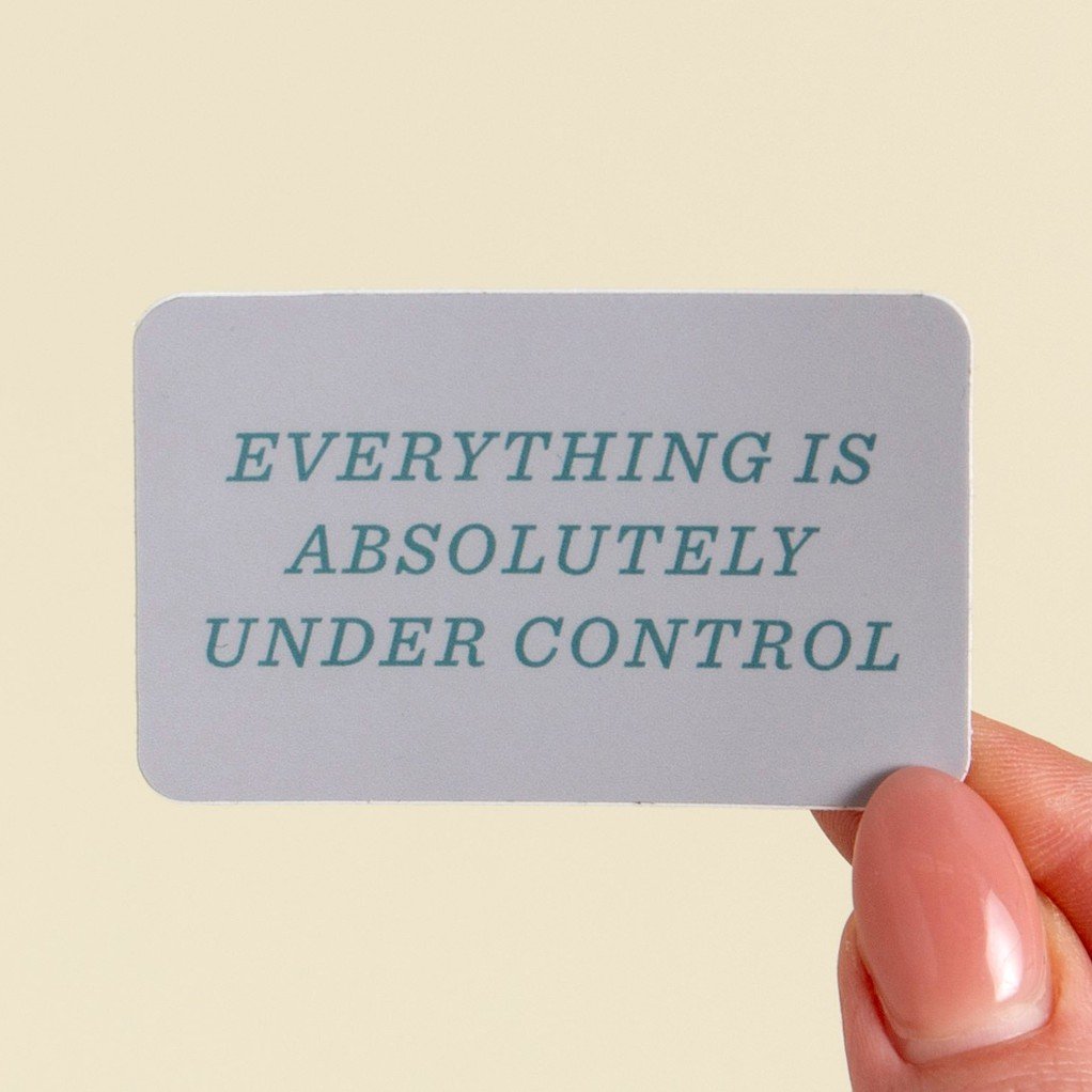Everything Is Under Control Decal Sticker item