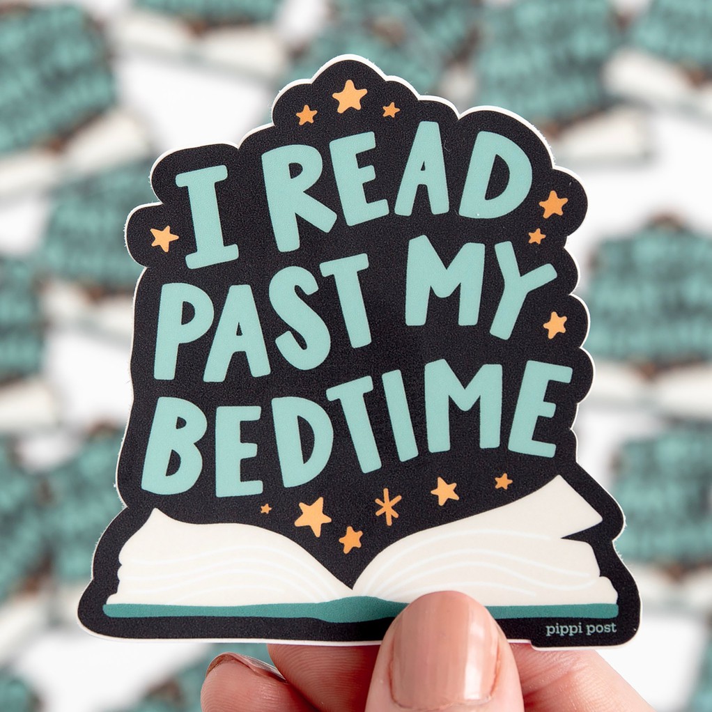 Bedtime Reader Decal Sticker item