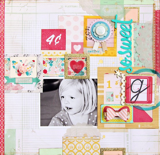 Crate Paper | Oh Darling CHA Sample Layout