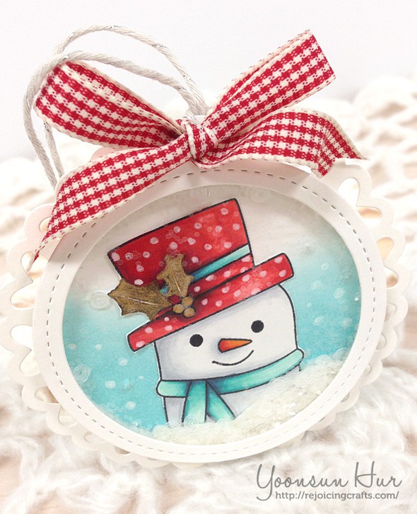 Snowman shaker tag by Yoonsun gallery