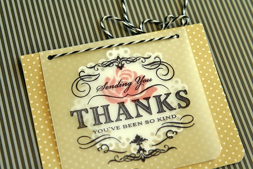 Sending You Thanks card