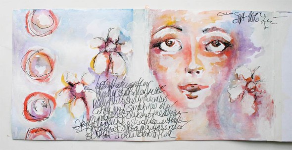 Art Journal Spread - Rethinking by soapHOUSEmama gallery