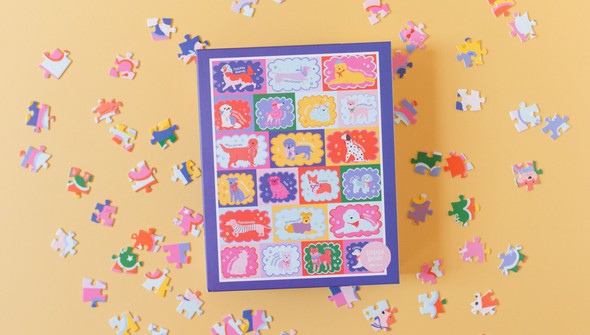 Dapper Dogs - 500 Piece Jigsaw Puzzle gallery