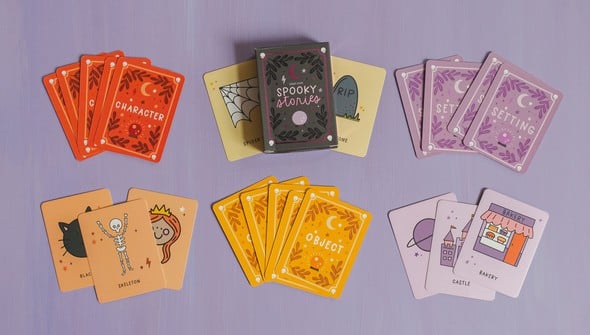 Spooky Stories Storytelling Prompts Card Game gallery