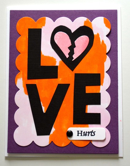 Love hurts card original