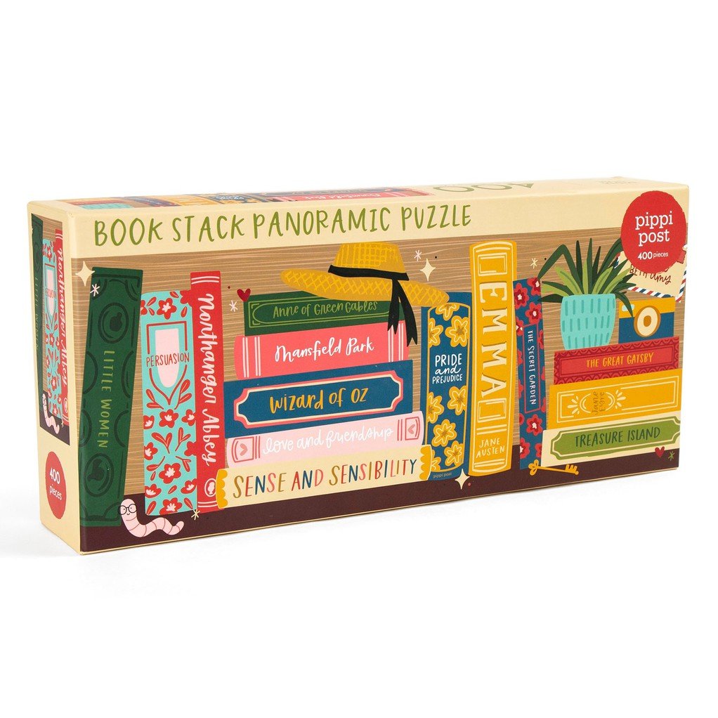 Classics Bookshelf - 400 Piece Panoramic Jigsaw Puzzle item