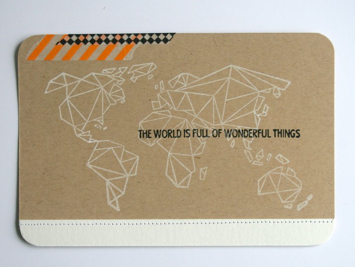 World Journaling Card