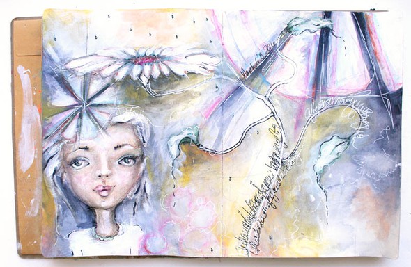 Art Journal Spread - Exploring by soapHOUSEmama gallery
