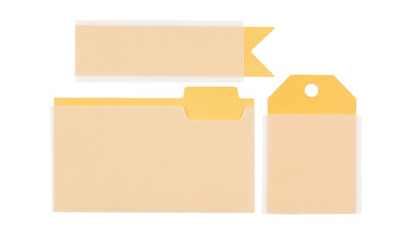 Color Collective Vellum Pockets & Tags - Sunny gallery