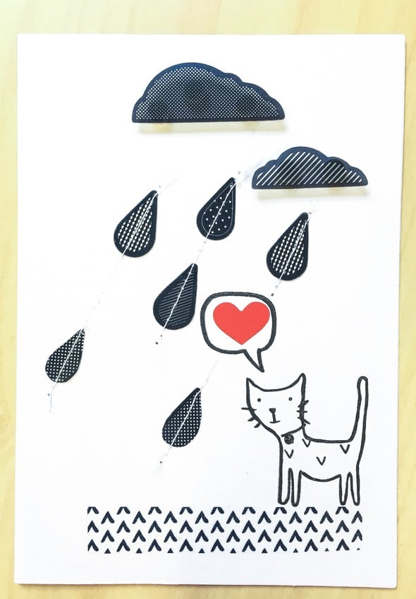 Rainyday card by kroppone gallery