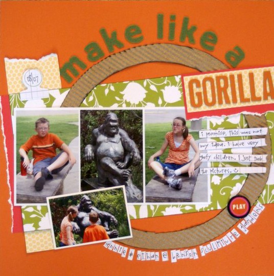 make like a gorilla