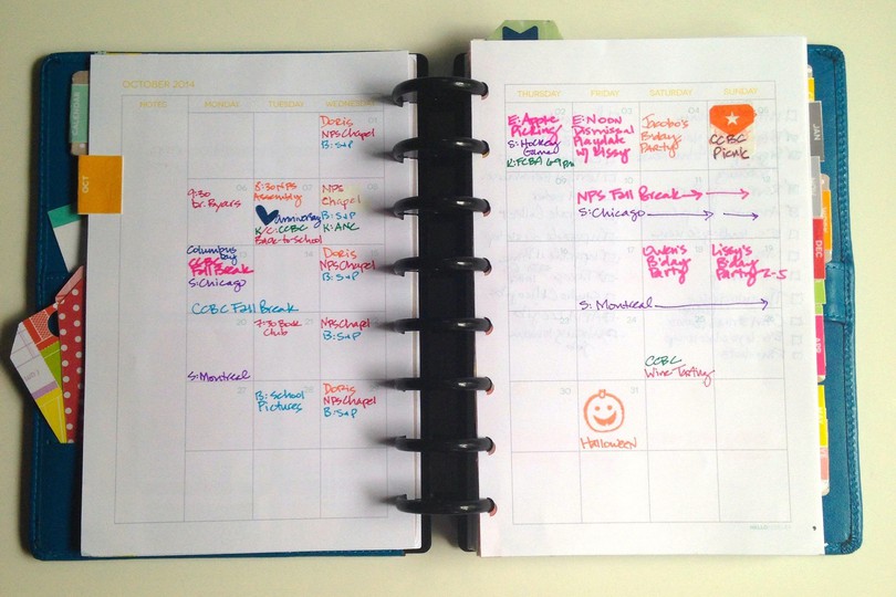 Agenda Month-At-A-Glance and Monthly To-Do List