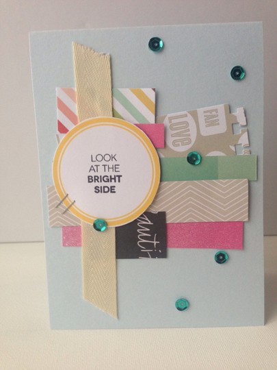 Look at the Bright Side Card WCMD Challenge #3