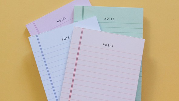 Pink Notes Notepad gallery