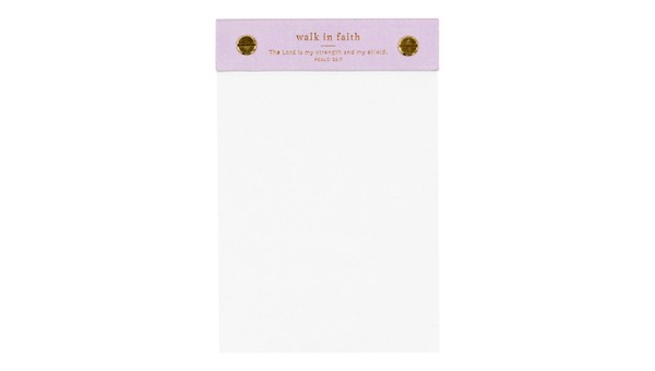 Desktop Notepad - Walk In Faith, 1 of 3