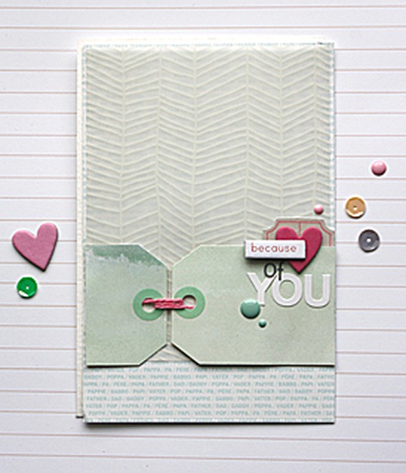 Because of You Tag Card by Square gallery