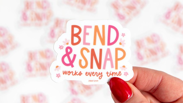 Bend & Snap Decal Sticker gallery