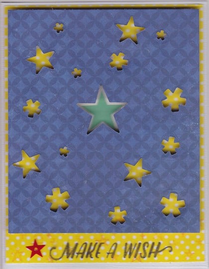 Stars (peekaboo card)