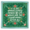 Sweet Simple Things of Life Embroidered Canvas Banner