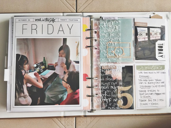 Week In The Life 2014 | Friday Completed pages